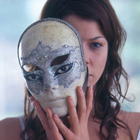 戴面具头像女唯美带有面具的女生头像图片