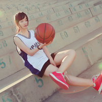 女生篮球头像活力满满的青春女生打篮球头像图片