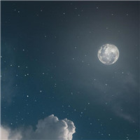 月亮星空图片qq头像图片