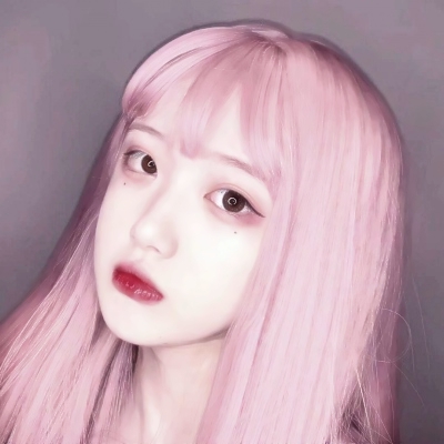 女生粉色头发头像高清个性的霸气女生头像粉色头发图片