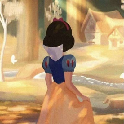 迪士尼公主现代背影图片