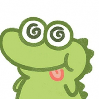 绿色大眼青蛙头像动漫高清超萌可爱的动漫头像绿色青蛙图片