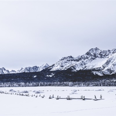 冬天的雪景图片 头像图片