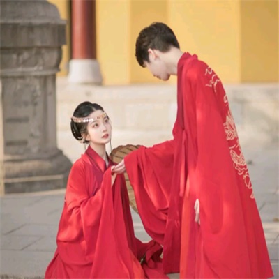 中国风情侣头像 双人图片
