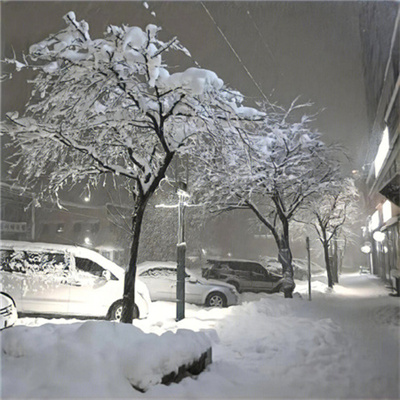 冬天雪景头像图片